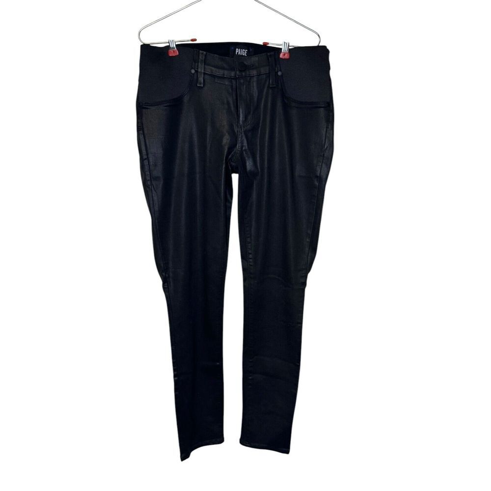 Paige Women's Pants Verdugo Ultra‎ Skinny Stretch Mid-Rise Jegging Black Sz.28